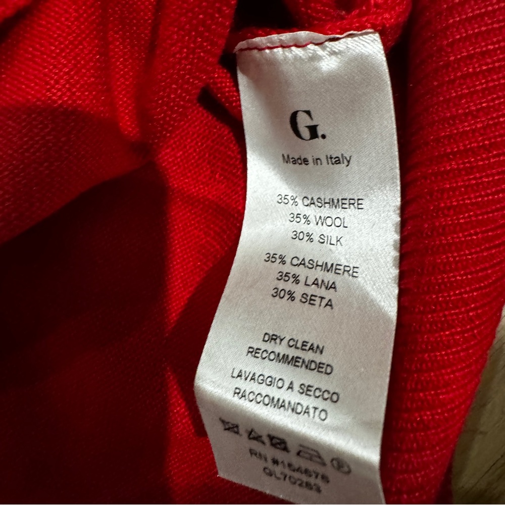G. LABEL BY GOOP Avery Polo in bright red NEW - Picture 6 of 8